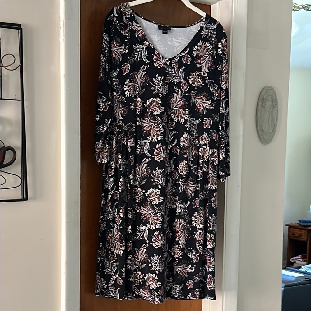 J. Jill Wearever Collection V-neck Dress